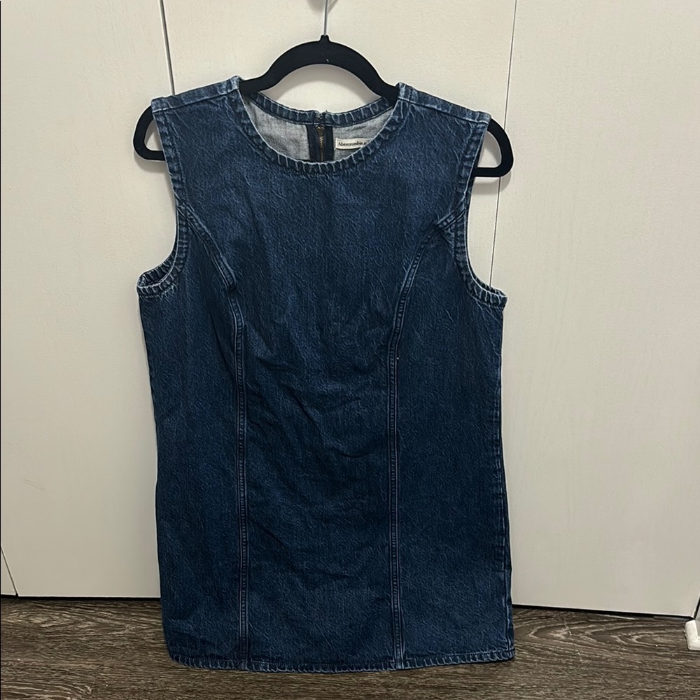 Sleeveless Denim Dress